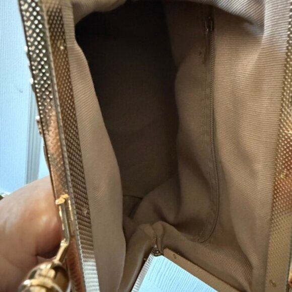 NWOT Satin whimsical print with girl and cat Crossbody Purse Bag Novelty - Picture 6 of 6